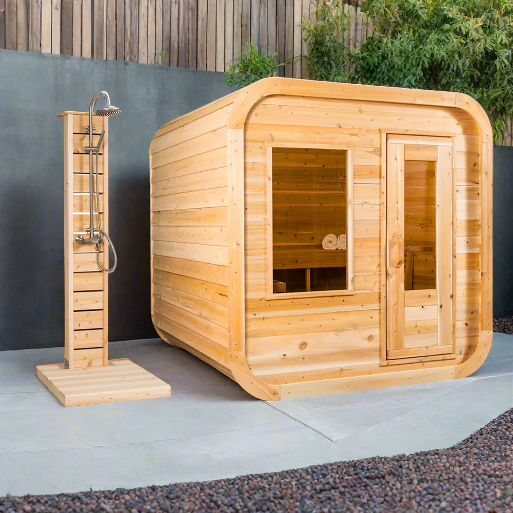 Dundalk CT Luna 4 Person Cube Sauna Dundalk CT Luna 4 Person Cube Sauna - Image 2
