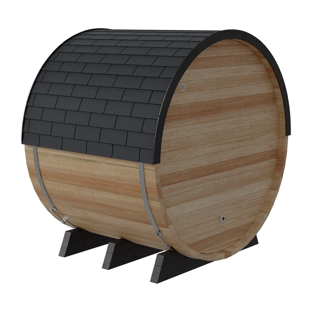 Finnmark FD-7 Outdoor Hybrid Infrared 4-Person Barrel Sauna Finnmark FD-7 Outdoor Hybrid Infrared 4-Person Barrel Sauna