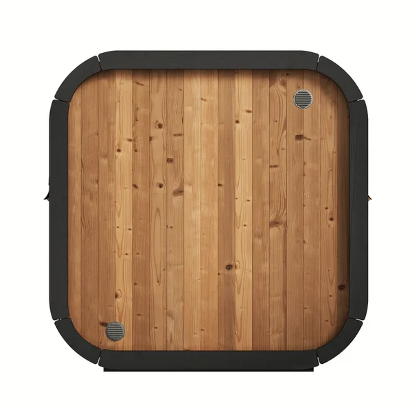 SaunaLife Model CL5G 4 Person Cube Series Outdoor Sauna SaunaLife Model CL5G 4 Person Cube Series Outdoor Sauna - Image 12