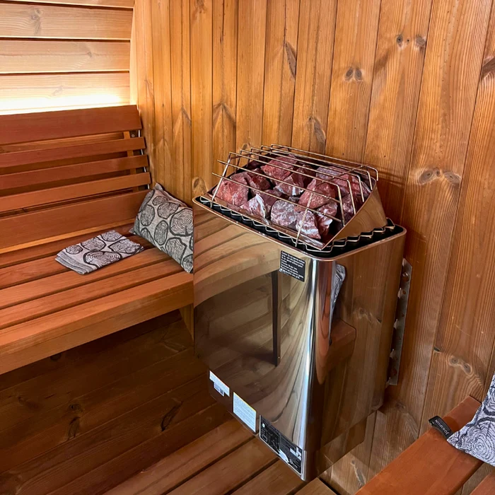 SaunaLife Model E6W 3 Person Sauna Barrel-Window SaunaLife Model E6W 3 Person Sauna Barrel-Window - Image 5