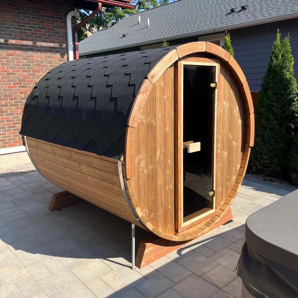 SaunaLife Model E6W 3 Person Sauna Barrel-Window SaunaLife Model E6W 3 Person Sauna Barrel-Window - Image 3