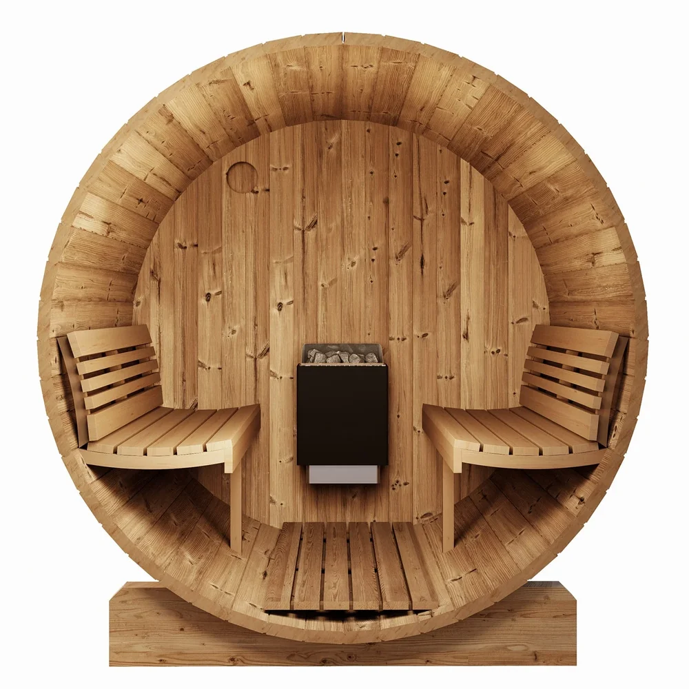 SaunaLife Model E6W 3 Person Sauna Barrel-Window SaunaLife Model E6W 3 Person Sauna Barrel-Window - Image 8