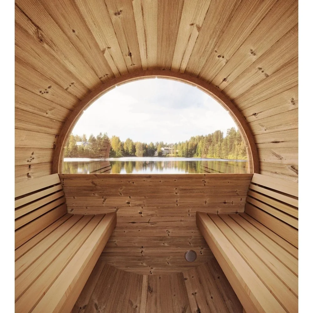 SaunaLife Model E6W 3 Person Sauna Barrel-Window SaunaLife Model E6W 3 Person Sauna Barrel-Window - Image 11