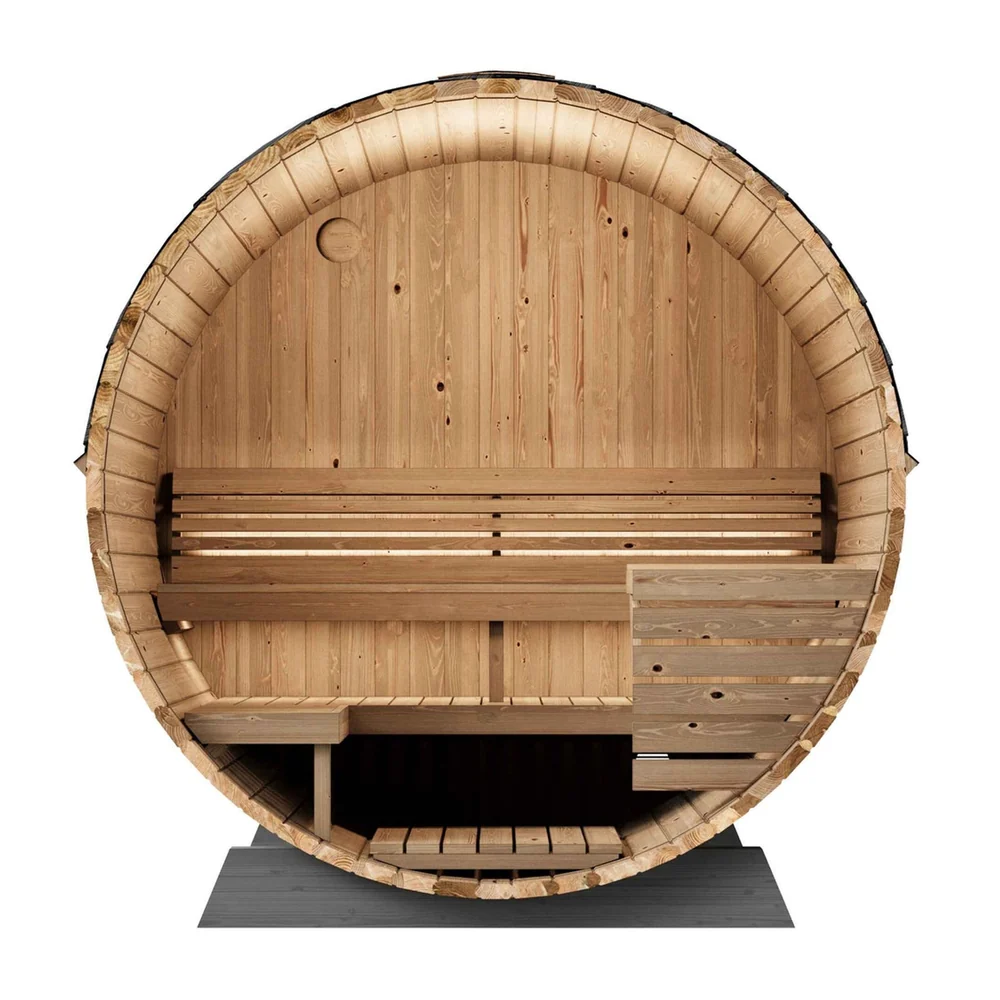 SaunaLife Model EE6G 4 Person Barrel Sauna SaunaLife Model EE6G 4 Person Barrel Sauna