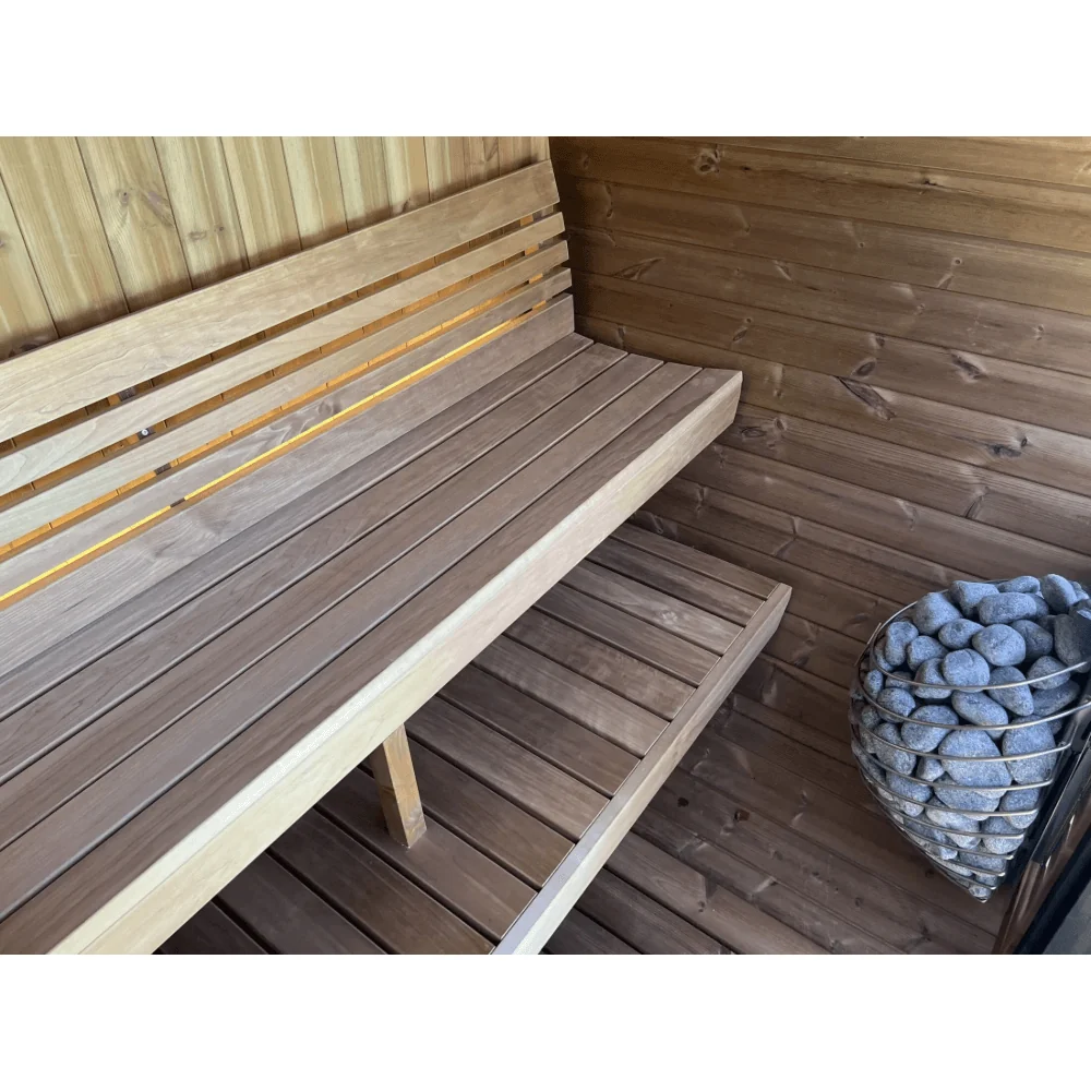 SaunaLife Model EE6G 4 Person Barrel Sauna SaunaLife Model EE6G 4 Person Barrel Sauna