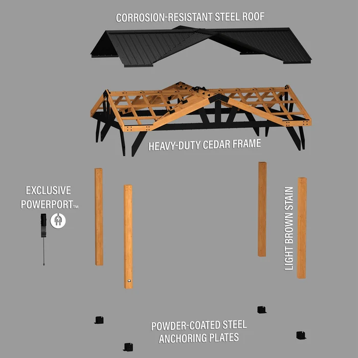 14x10 Crosswind Gazebo 14x10 Crosswind Gazebo - Image 2