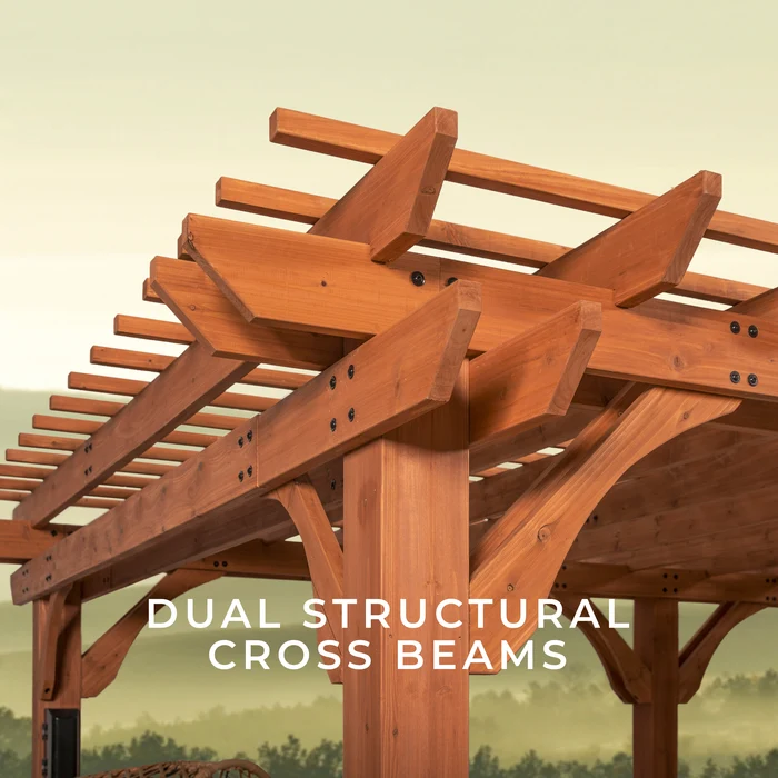 24x12 Beaumont Pergola 24x12 Beaumont Pergola - Image 5