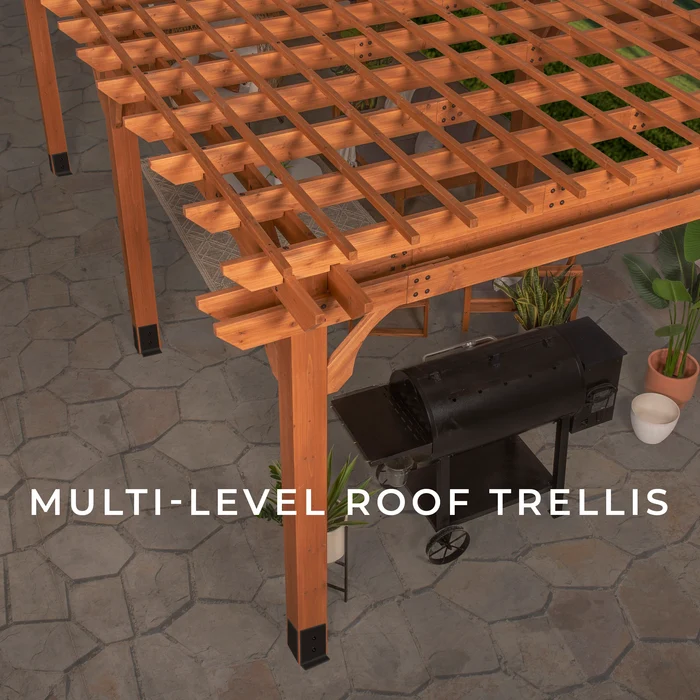 24x12 Beaumont Pergola 24x12 Beaumont Pergola - Image 3