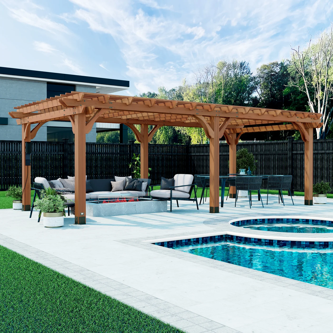 24x12 Beaumont Pergola 24x12 Beaumont Pergola