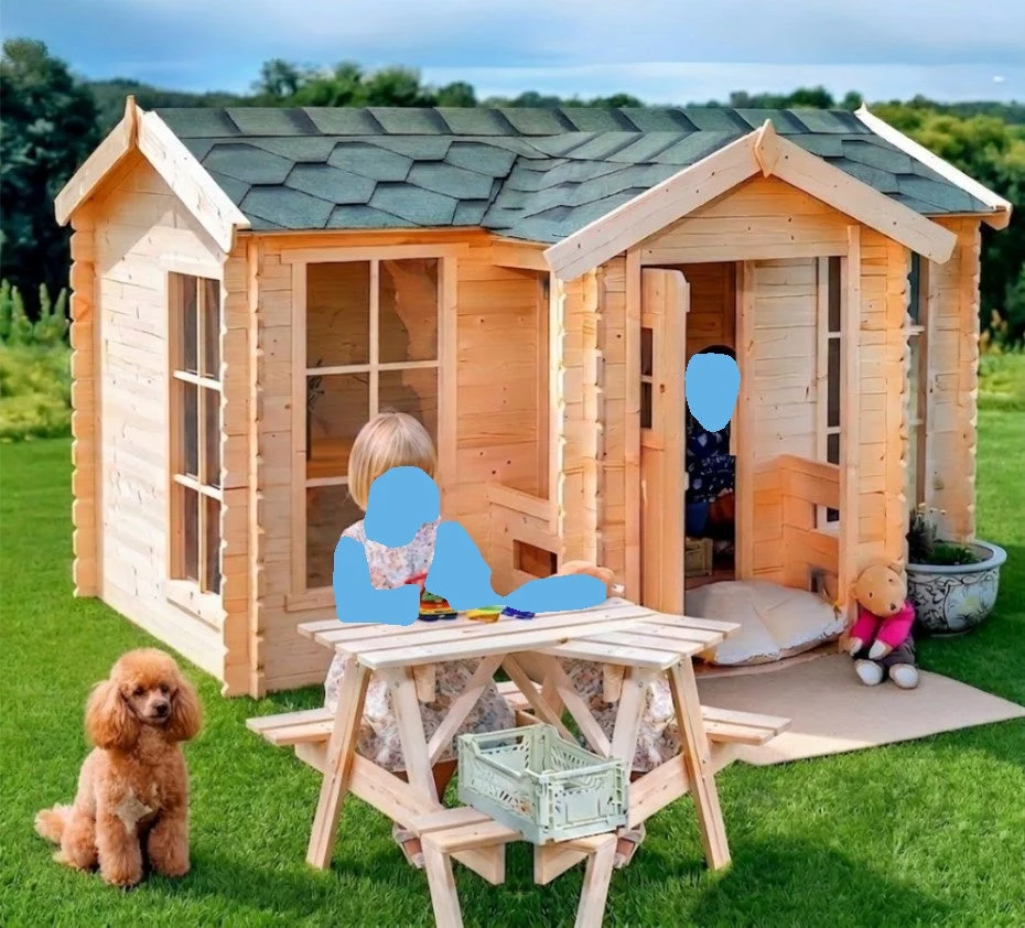 Isla Indoor Outdoor Wooden Playhouse By Allwood Isla Indoor Outdoor Wooden Playhouse By Allwood - Image 7