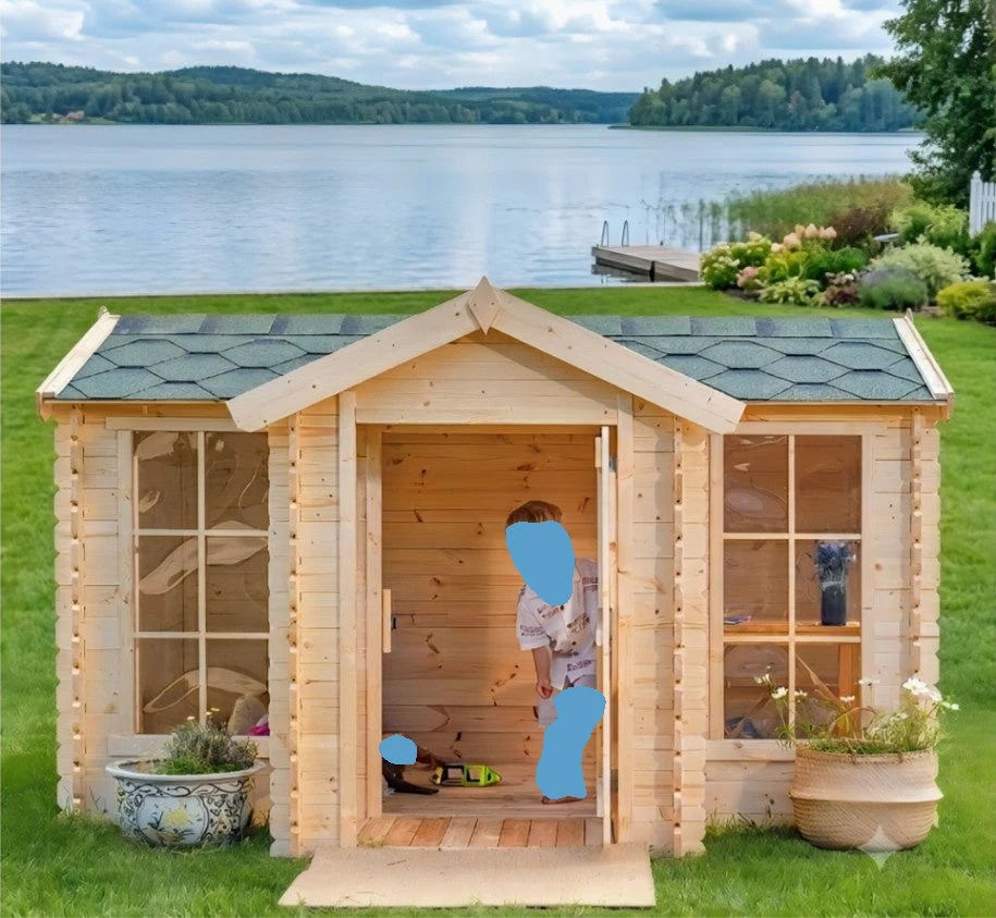 Isla Indoor Outdoor Wooden Playhouse By Allwood Isla Indoor Outdoor Wooden Playhouse By Allwood - Image 2