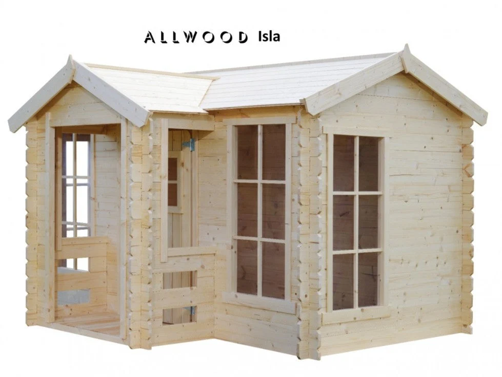 Isla Indoor Outdoor Wooden Playhouse By Allwood Isla Indoor Outdoor Wooden Playhouse By Allwood - Image 3