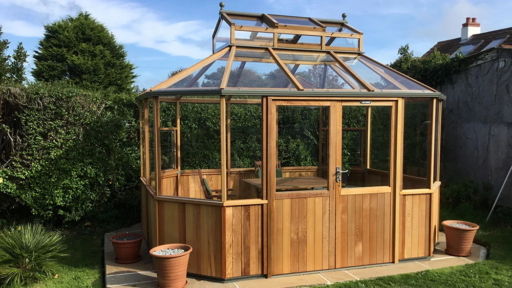 Alton Octagonal Cedar Greenhouse Alton Octagonal Cedar Greenhouse - Extra Tall