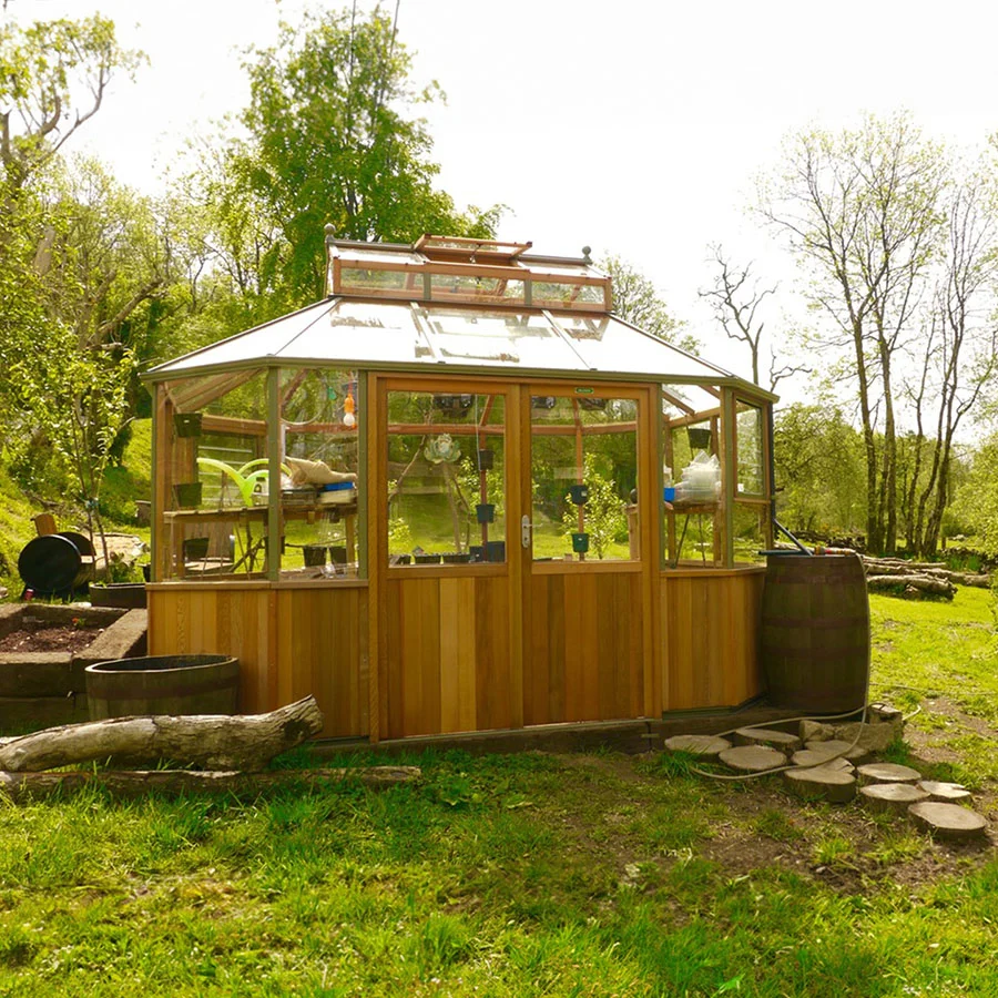 Alton Octagonal Cedar Greenhouse Alton Octagonal Cedar Greenhouse - Image 5