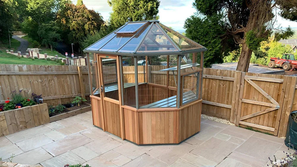 Alton Octagonal Cedar Greenhouse Alton Octagonal Cedar Greenhouse - Image 8