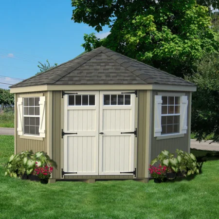 Colonial Five-Corner Shed By Little Cottage Company
