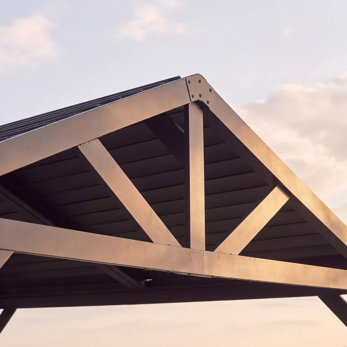 14x14 Ridgeline Steel Louvered Pergola 14x14 Ridgeline Steel Louvered Pergola - Image 6
