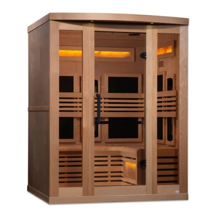 Golden Designs 3-Person Reserve Edition Full Spectrum with Himalayan Salt Bar