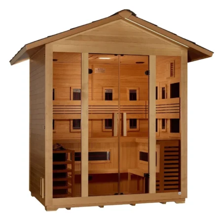 Golden Designs Gargellen 5 Person Hybrid Outdoor Sauna