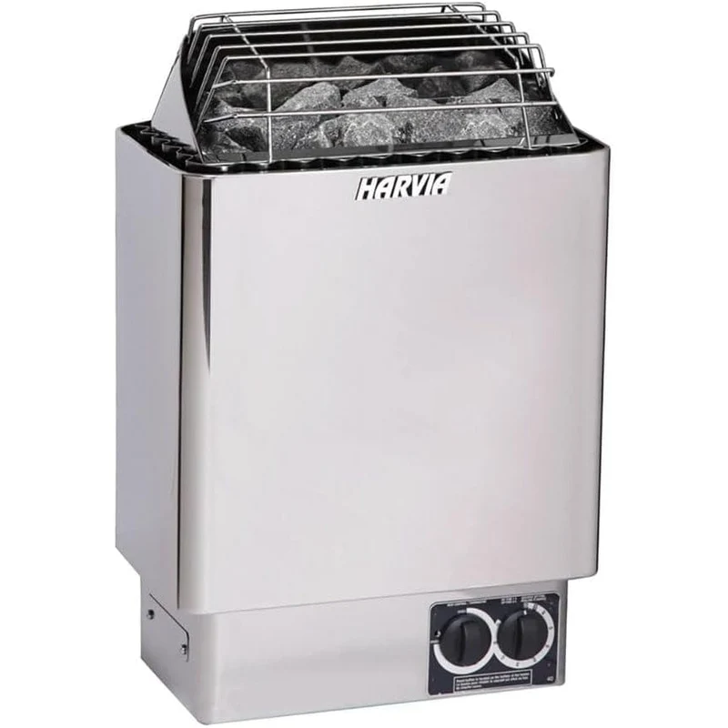 Harvia KIP80B 8 kW Electric Sauna Heater w/ Built-in Controls Harvia KIP80B 8 kW Electric Sauna Heater w/ Built-in Controls