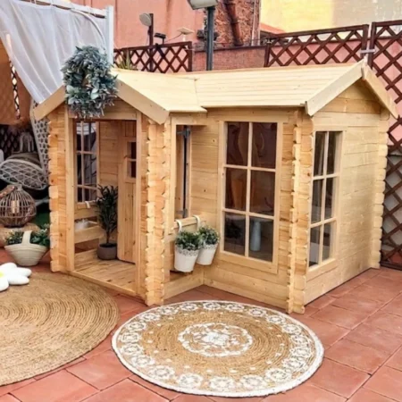 Isla Indoor Outdoor Wooden Playhouse By Allwood