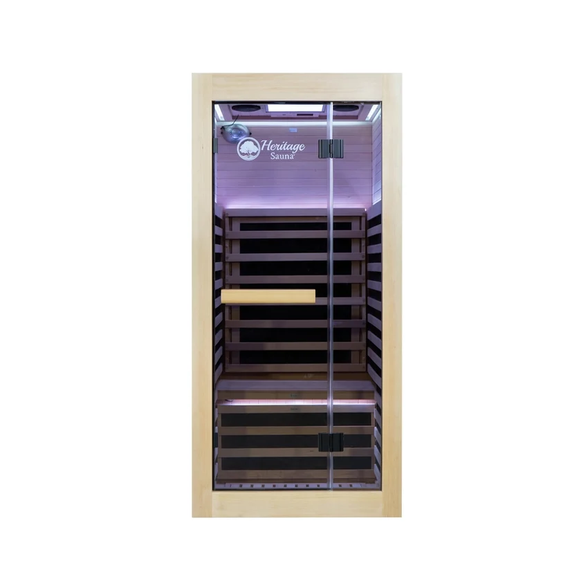 Lux IR Solo 1 Person Indoor Sauna Heritage Sauna Lux IR Solo 1 Person Indoor Sauna Heritage Sauna
