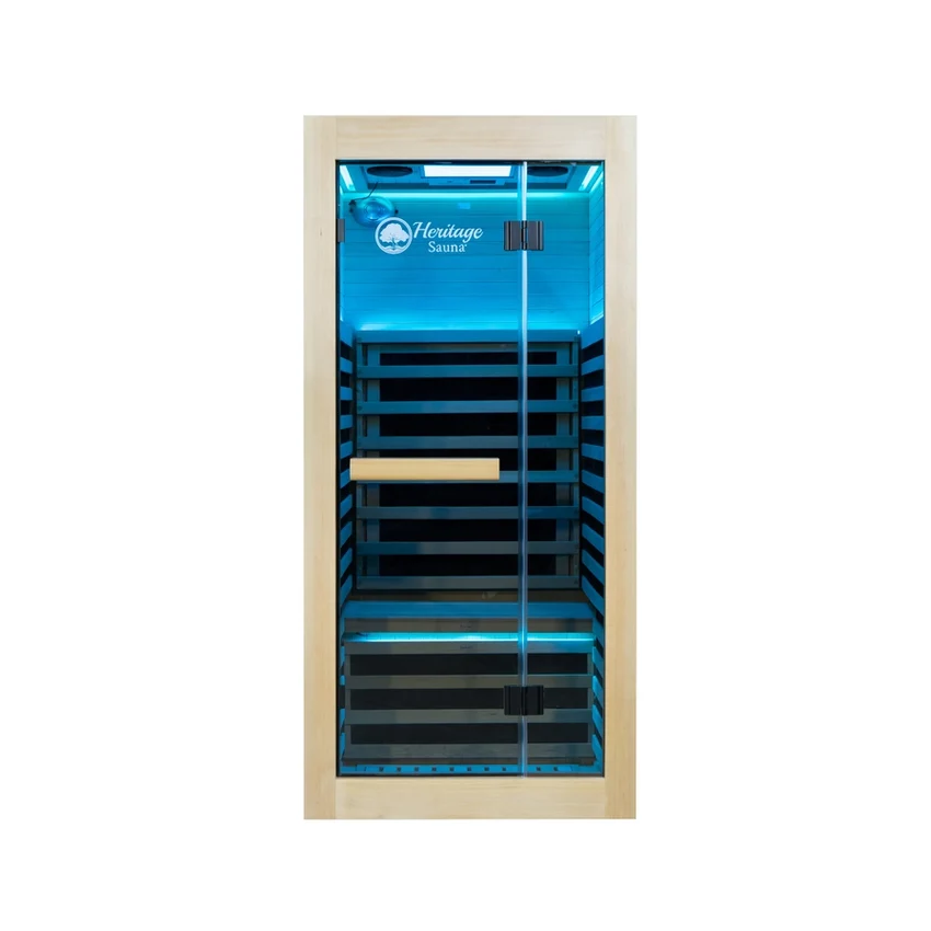 Lux IR Solo 1 Person Indoor Sauna Heritage Sauna Lux IR Solo 1 Person Indoor Sauna Heritage Sauna - Image 9