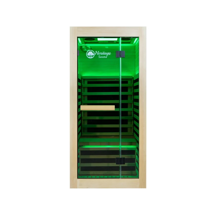 Lux IR Solo 1 Person Indoor Sauna Heritage Sauna Lux IR Solo 1 Person Indoor Sauna Heritage Sauna - Image 8