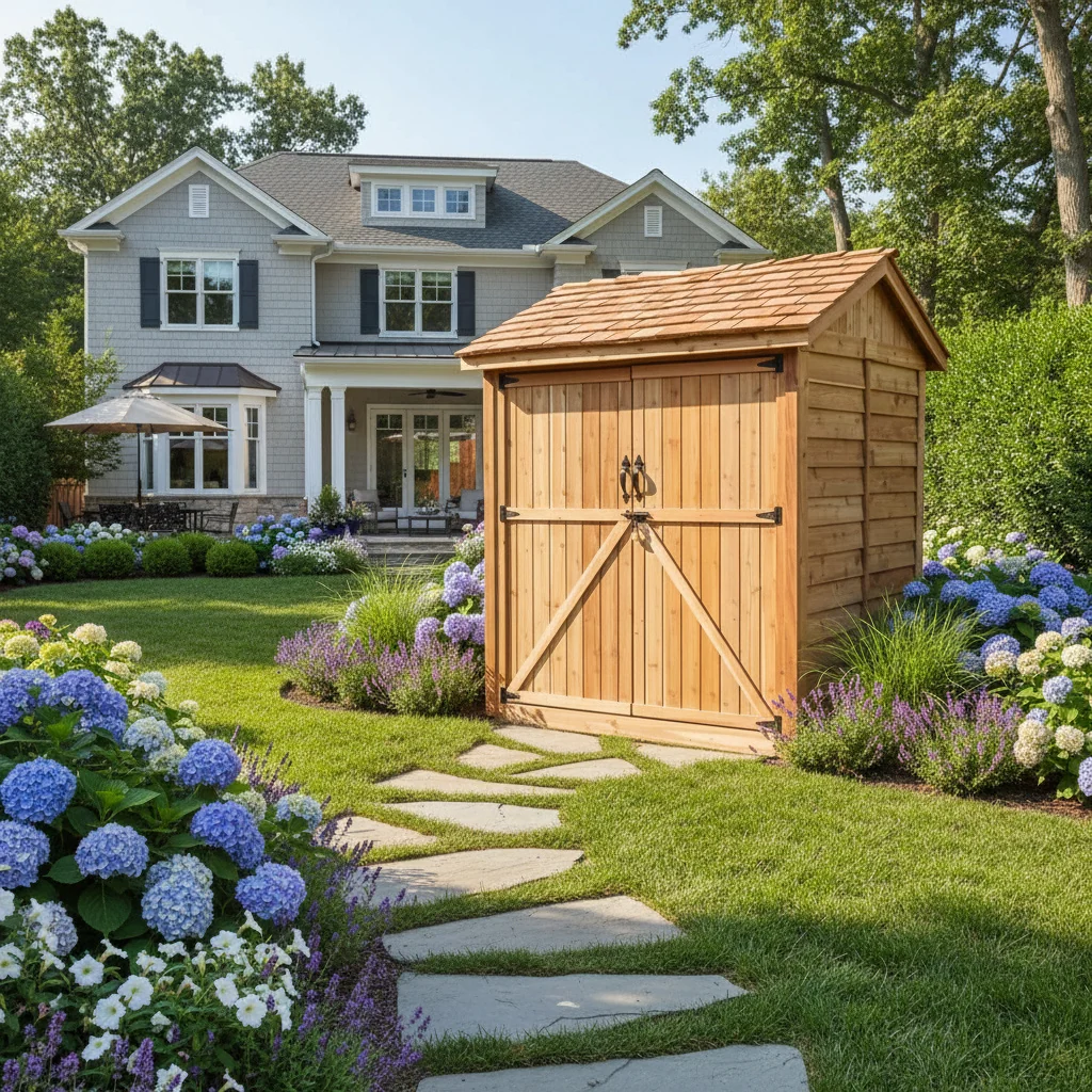 OLT 6x6 Cedar Storage Shed OLT 6x6 Cedar Storage Shed - Image 6