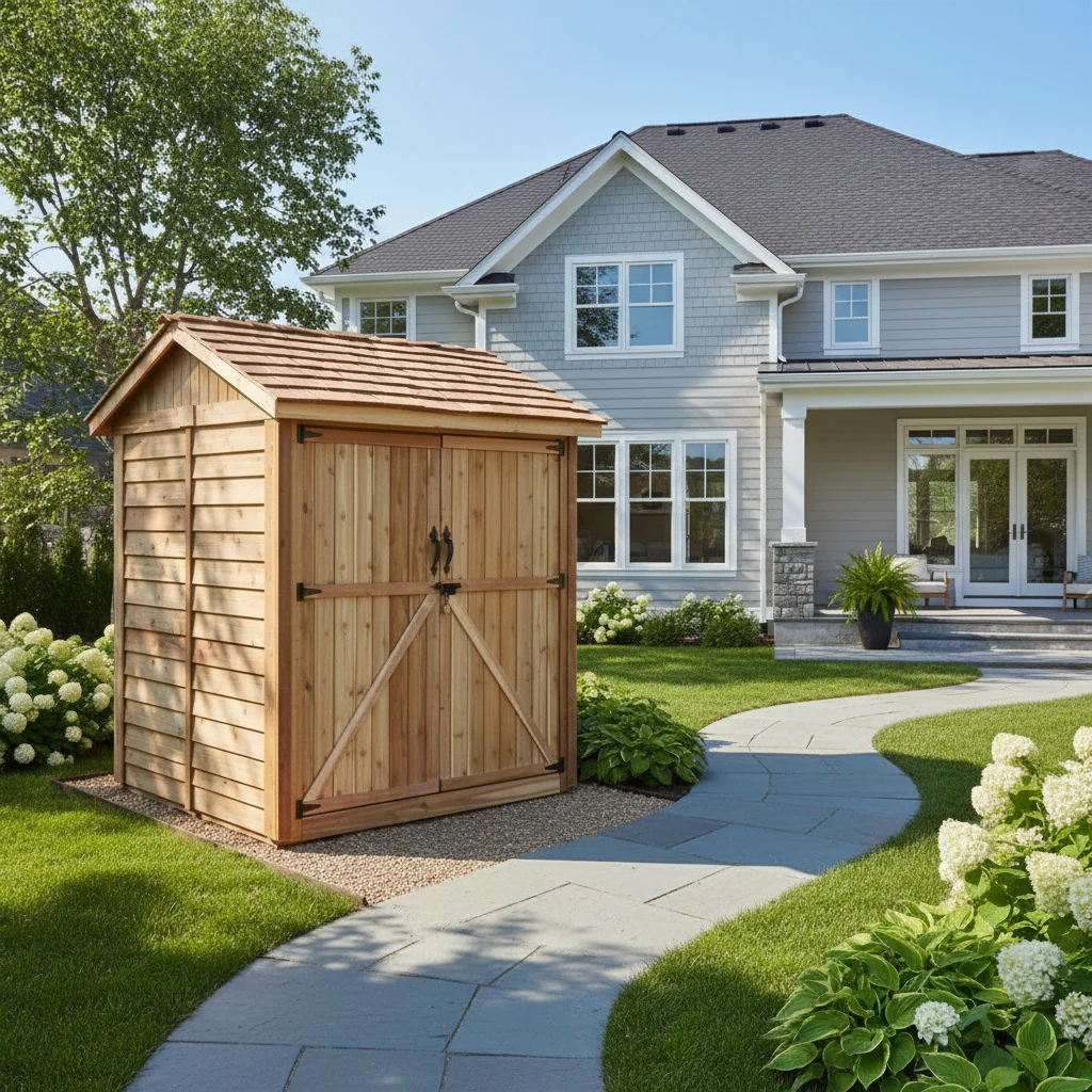 OLT 6x6 Cedar Storage Shed OLT 6x6 Cedar Storage Shed - Image 5