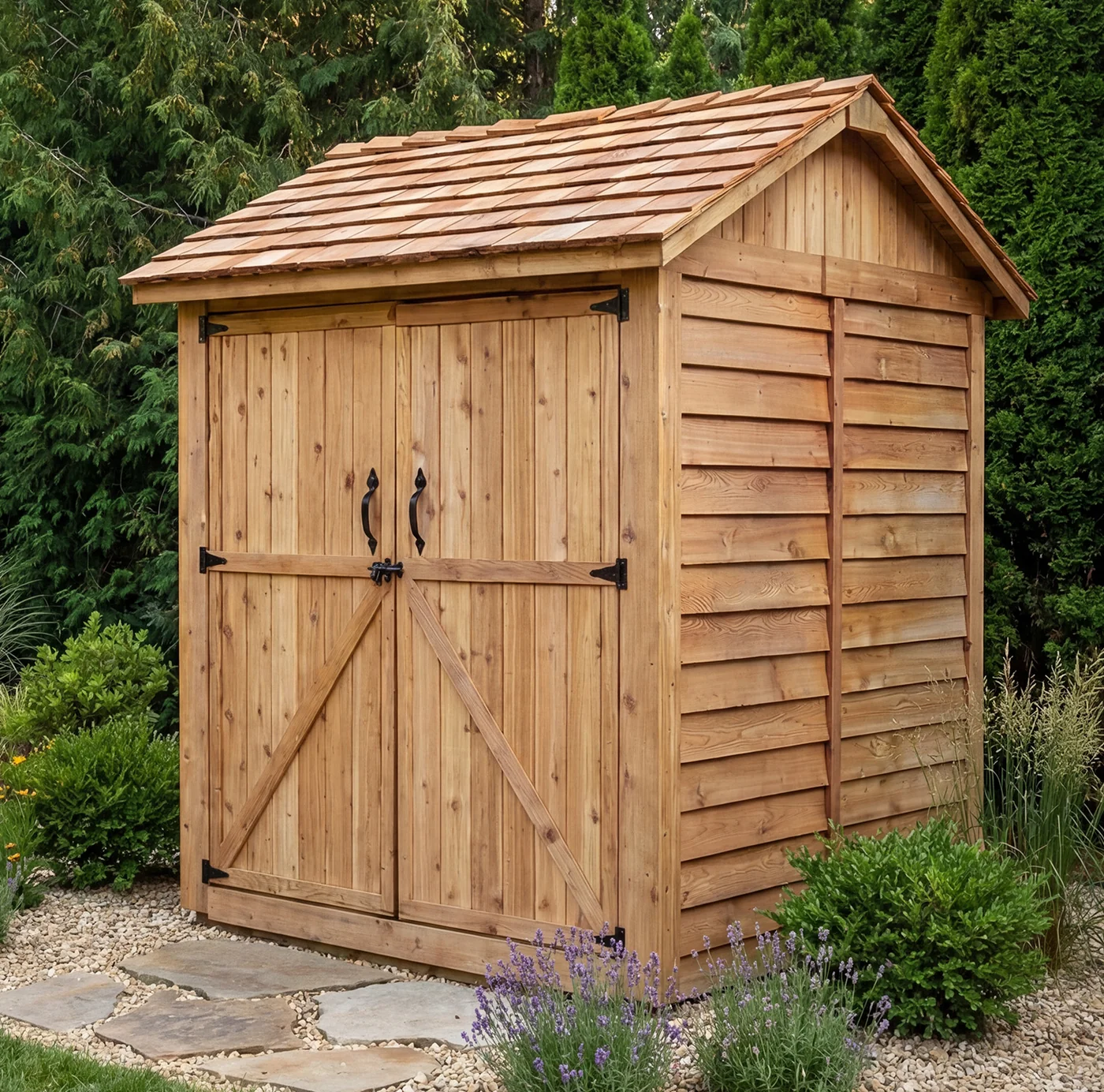 OLT 6x6 Cedar Storage Shed OLT 6x6 Cedar Storage Shed - Image 8