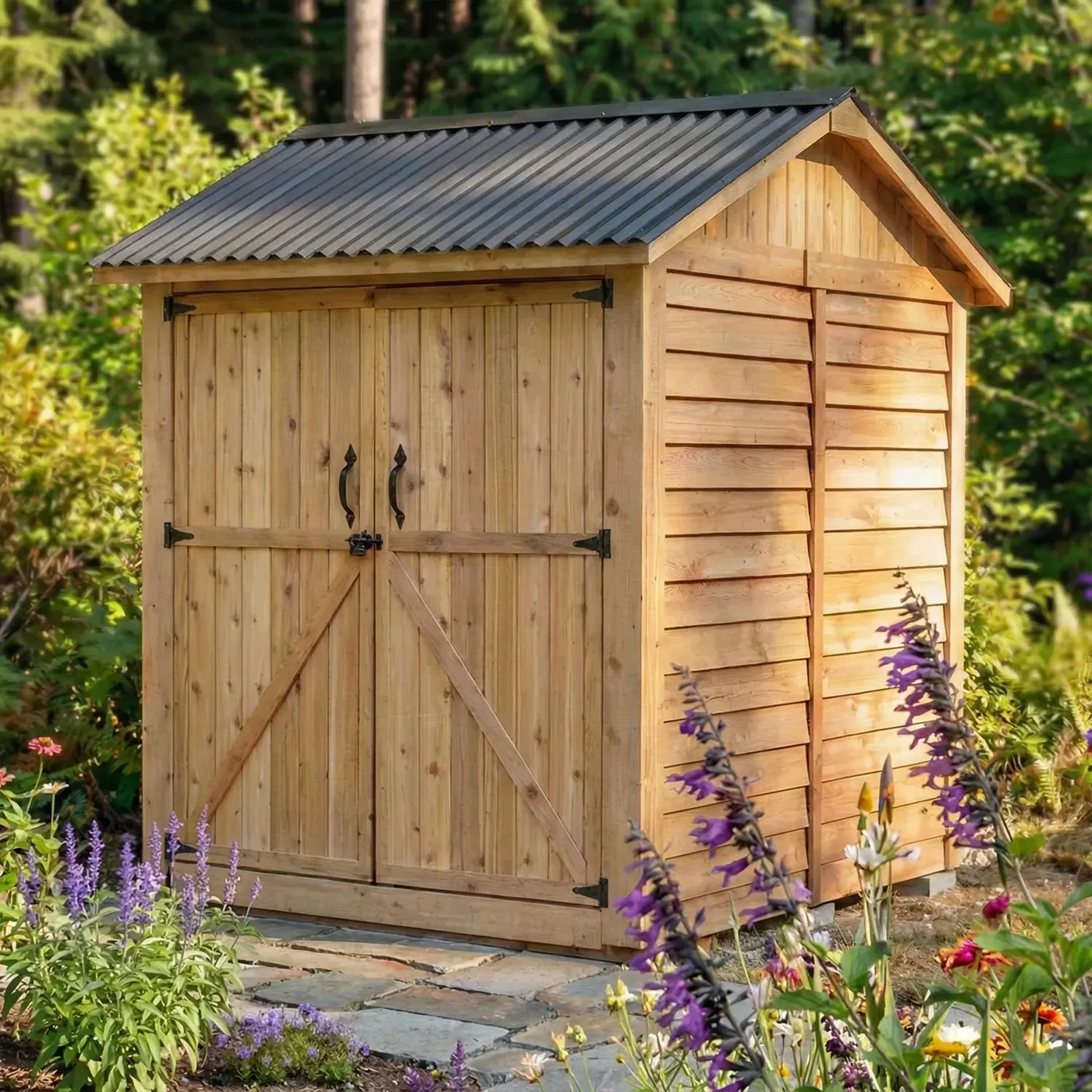 OLT 6x6 Cedar Storage Shed OLT 6x6 Cedar Storage Shed
