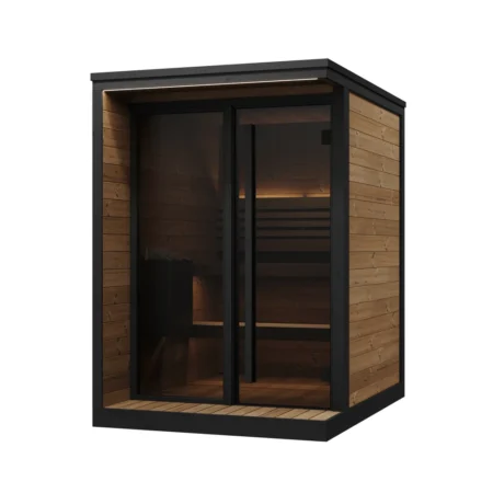 Saunas For Sale Near Me SaunaLife Model GL4 4 Person Garden Luxury Series Outdoor Sauna Kit