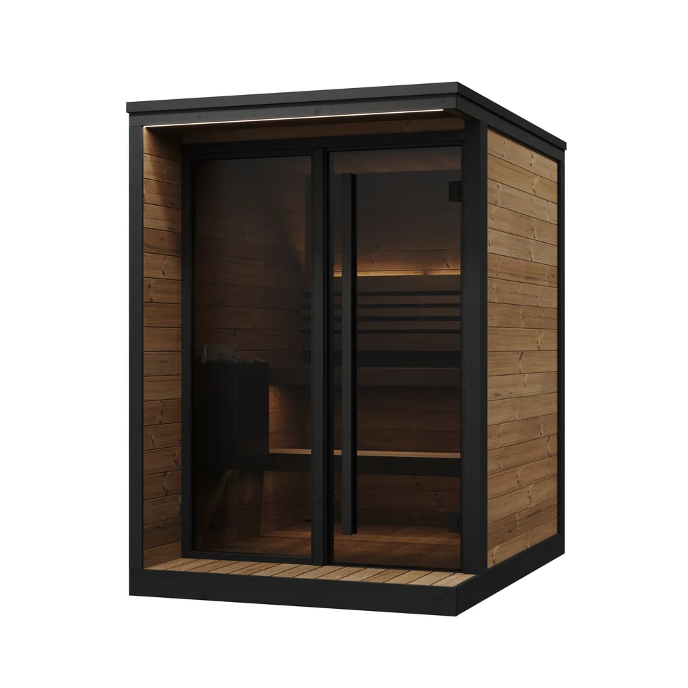 SaunaLife Model GL4 4 Person Garden Luxury Series Outdoor Sauna Kit SaunaLife Model GL4 4 Person Garden Luxury Series Outdoor Sauna Kit