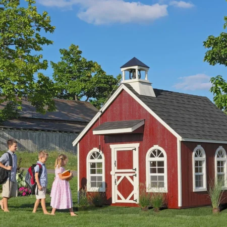 Stratford Schoolhouse Playhouse by Little Cottage Co