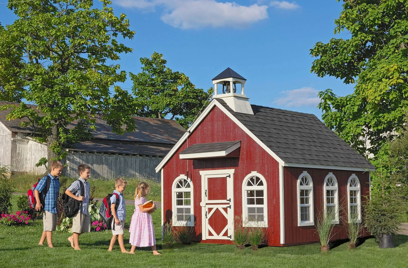 Stratford Schoolhouse Playhouse by Little Cottage Co Stratford Schoolhouse Playhouse by Little Cottage Co