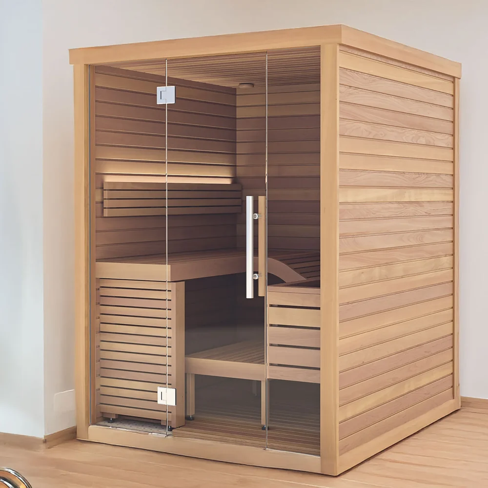 Auroom Baia Glass Indoor Sauna Kit Auroom Baia Glass Indoor Sauna Kit - Image 3