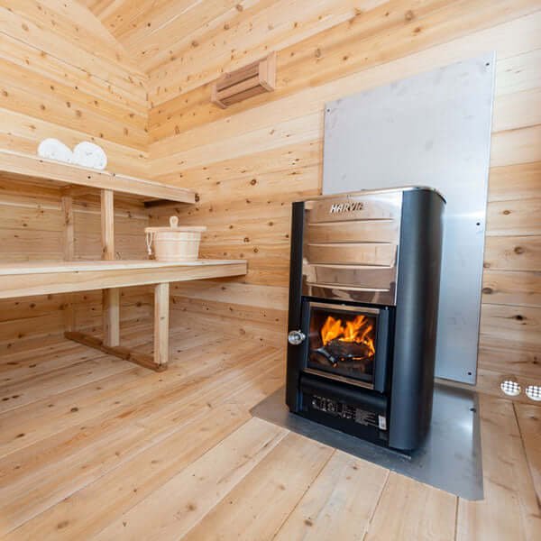 Dundalk CT Georgian 6 Person Outdoor Sauna with Porch Dundalk CT Georgian 6 Person Outdoor Sauna with Porch - Image 5