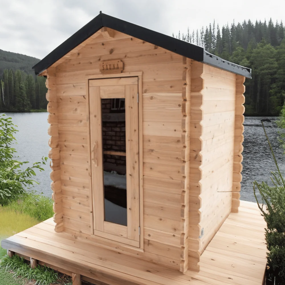 Dundalk CT Granby 3 Person Outdoor Sauna Dundalk CT Granby 3 Person Outdoor Sauna - Image 6