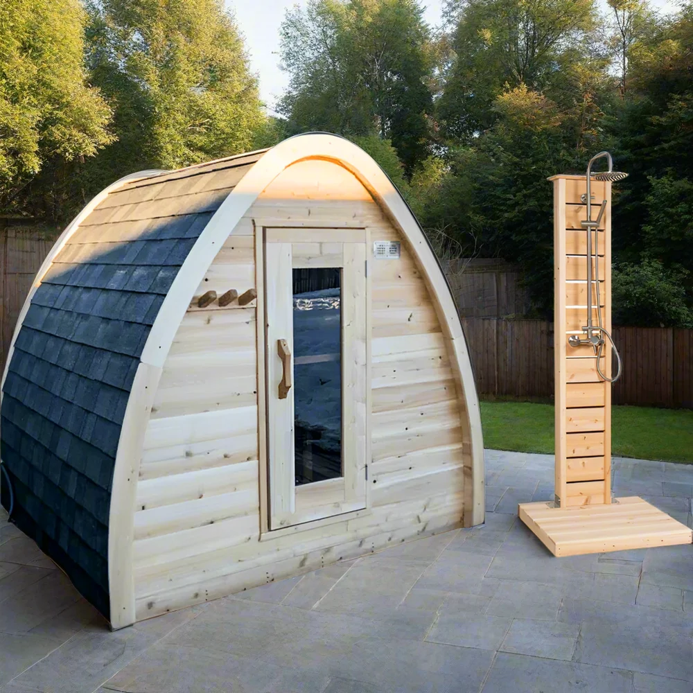 Dundalk CT Mini POD 4 Person Outdoor Sauna Dundalk CT Mini POD 4 Person Outdoor Sauna - Image 2