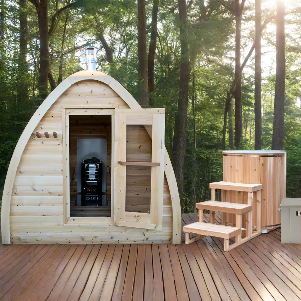 Dundalk CT Mini POD 4 Person Outdoor Sauna Dundalk CT Mini POD 4 Person Outdoor Sauna - Image 3