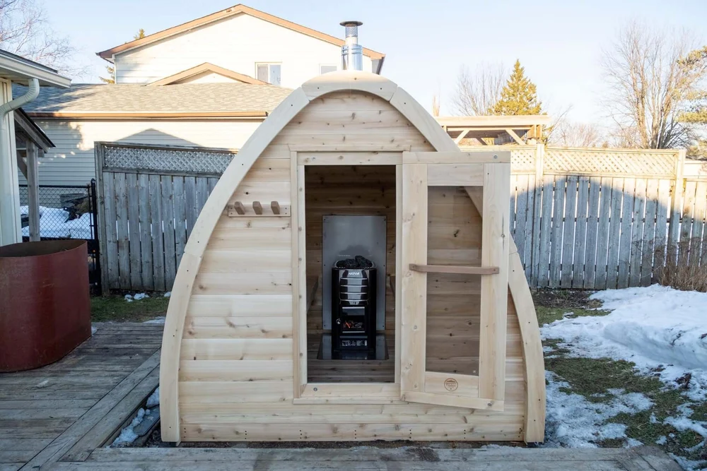 Dundalk CT Mini POD 4 Person Outdoor Sauna Dundalk CT Mini POD 4 Person Outdoor Sauna - Image 24