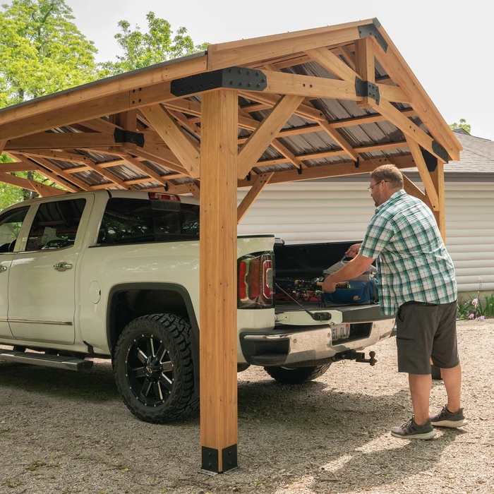 20x12 Norwood Carport Gazebo 20x12 Norwood Carport Gazebo - Image 7