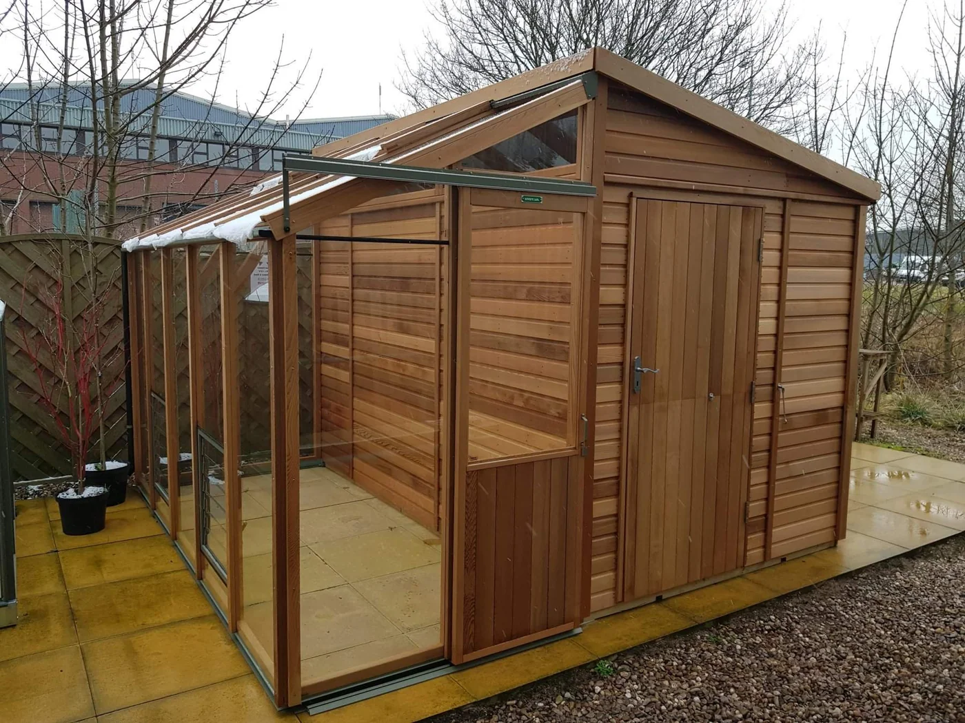 Alton Fusion Cedar Shed Greenhouse Combo Alton Fusion Cedar Shed Greenhouse Combo - Image 5