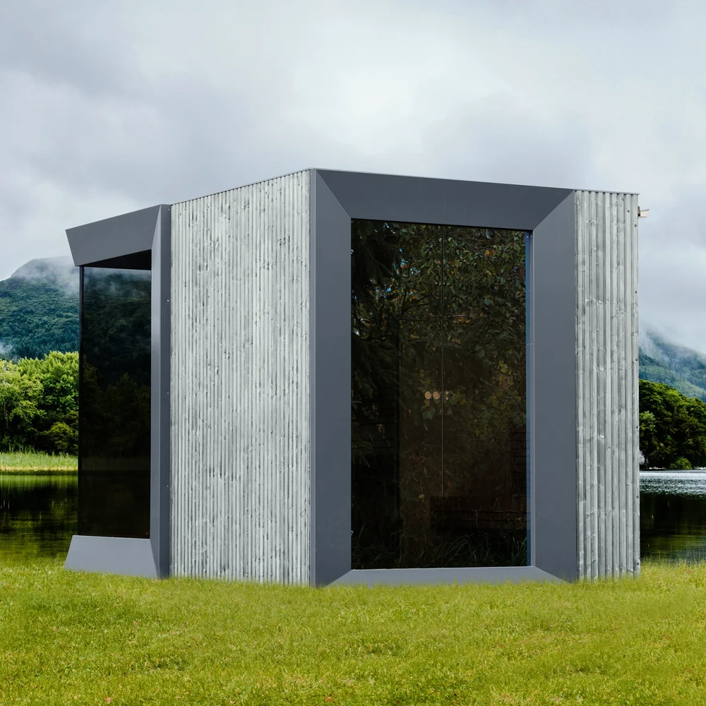 Genevas Zermatt Pre-Assembled Outdoor Sauna Cabin with Changeroom Genevas Zermatt Pre-Assembled Outdoor Sauna Cabin with Changeroom - Image 9