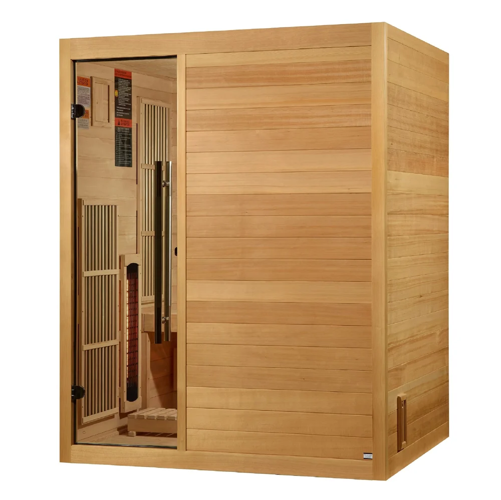 Golden Designs Soria 3 Person Hybrid Indoor Sauna Golden Designs Soria 3 Person Hybrid Indoor Sauna - Image 7
