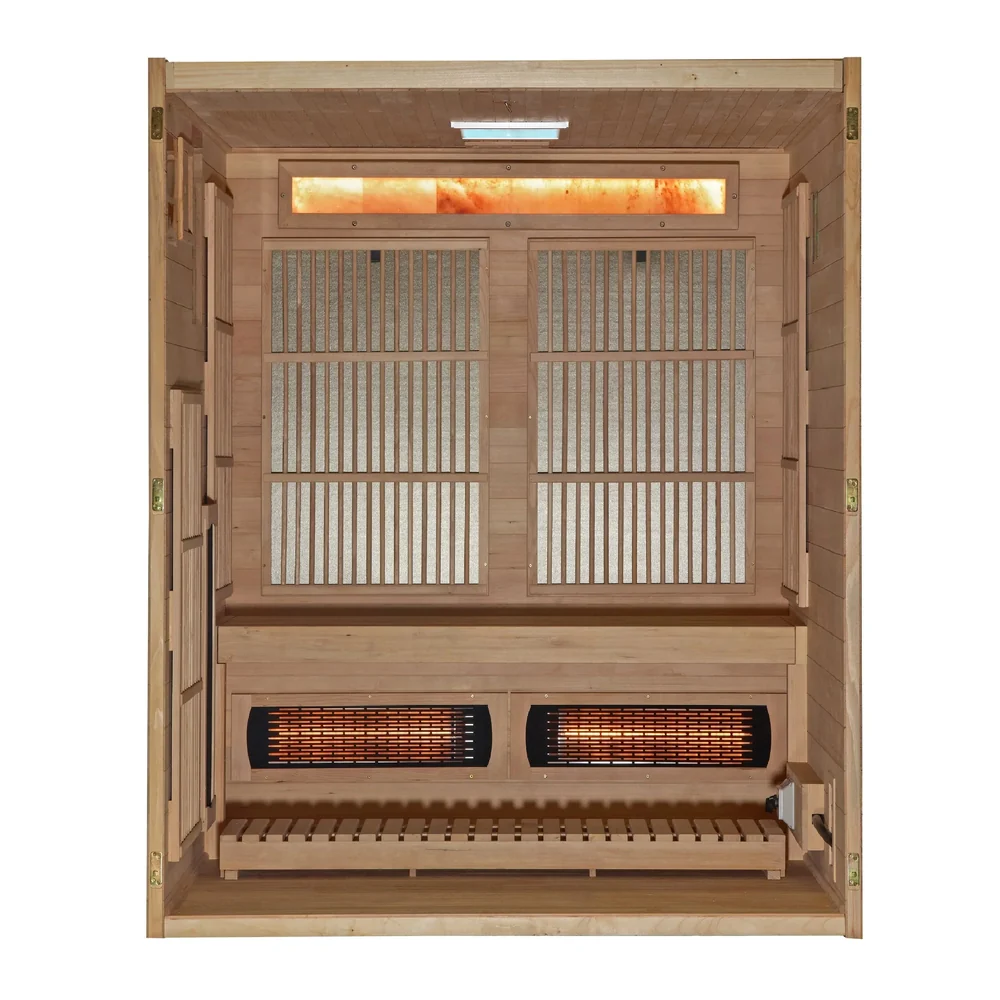 Golden Designs Soria 3 Person Hybrid Indoor Sauna Golden Designs Soria 3 Person Hybrid Indoor Sauna - Image 6