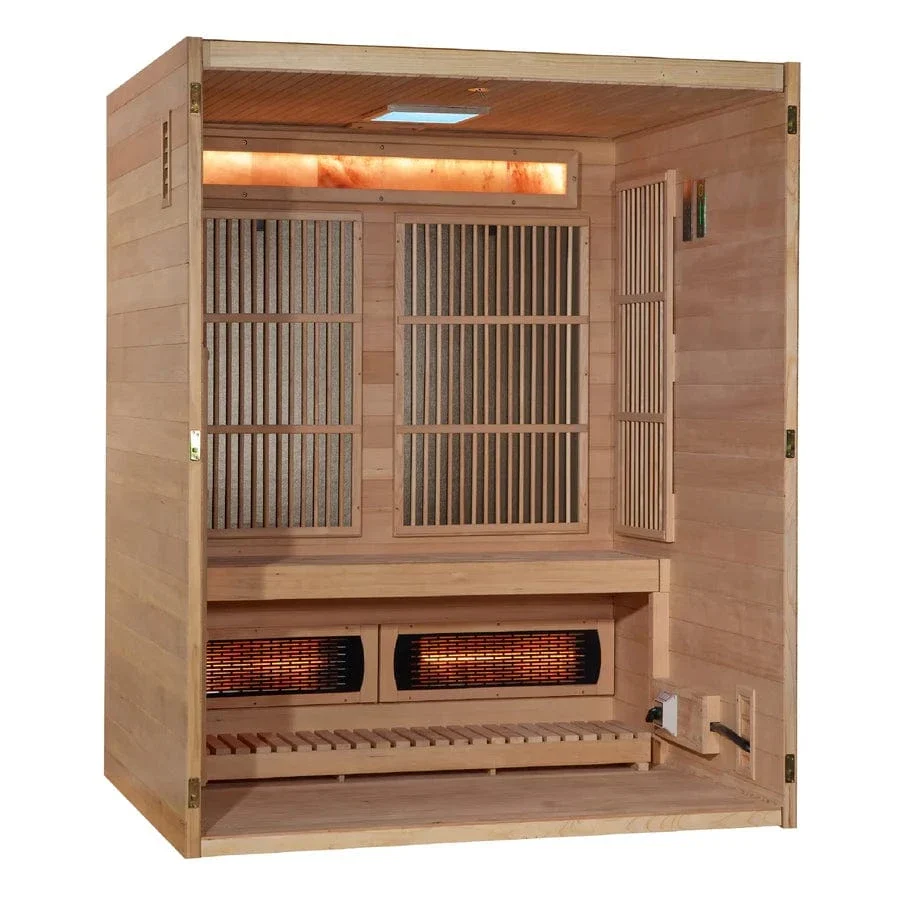 Golden Designs Soria 3 Person Hybrid Indoor Sauna Golden Designs Soria 3 Person Hybrid Indoor Sauna - Image 5