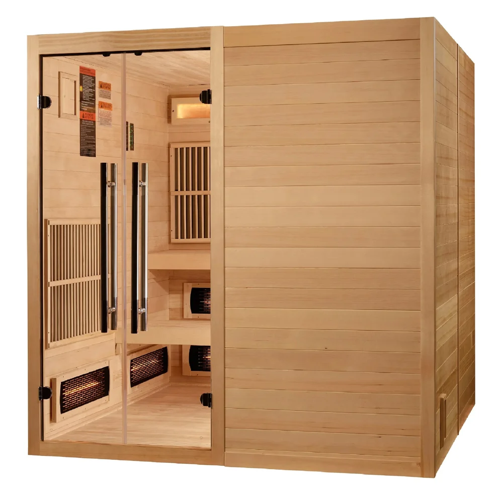 Golden Designs 2025 Toledo GDI-8360-01 6 Person Hybrid Indoor Sauna. Golden Designs 2025 Toledo GDI-8360-01 6 Person Hybrid Indoor Sauna. - Image 6