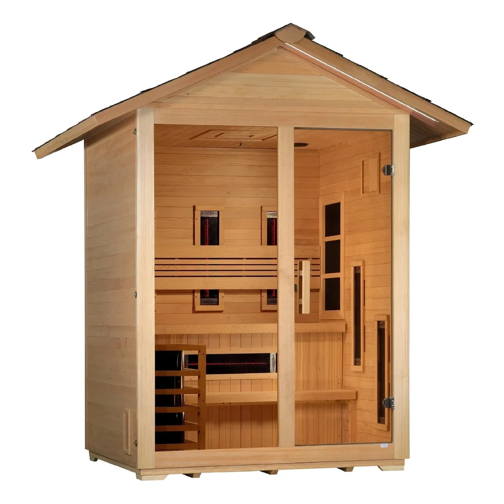 Golden Designs Carinthia 3 Person Hybrid Outdoor Sauna Golden Designs Carinthia 3 Person Hybrid Outdoor Sauna - Image 6